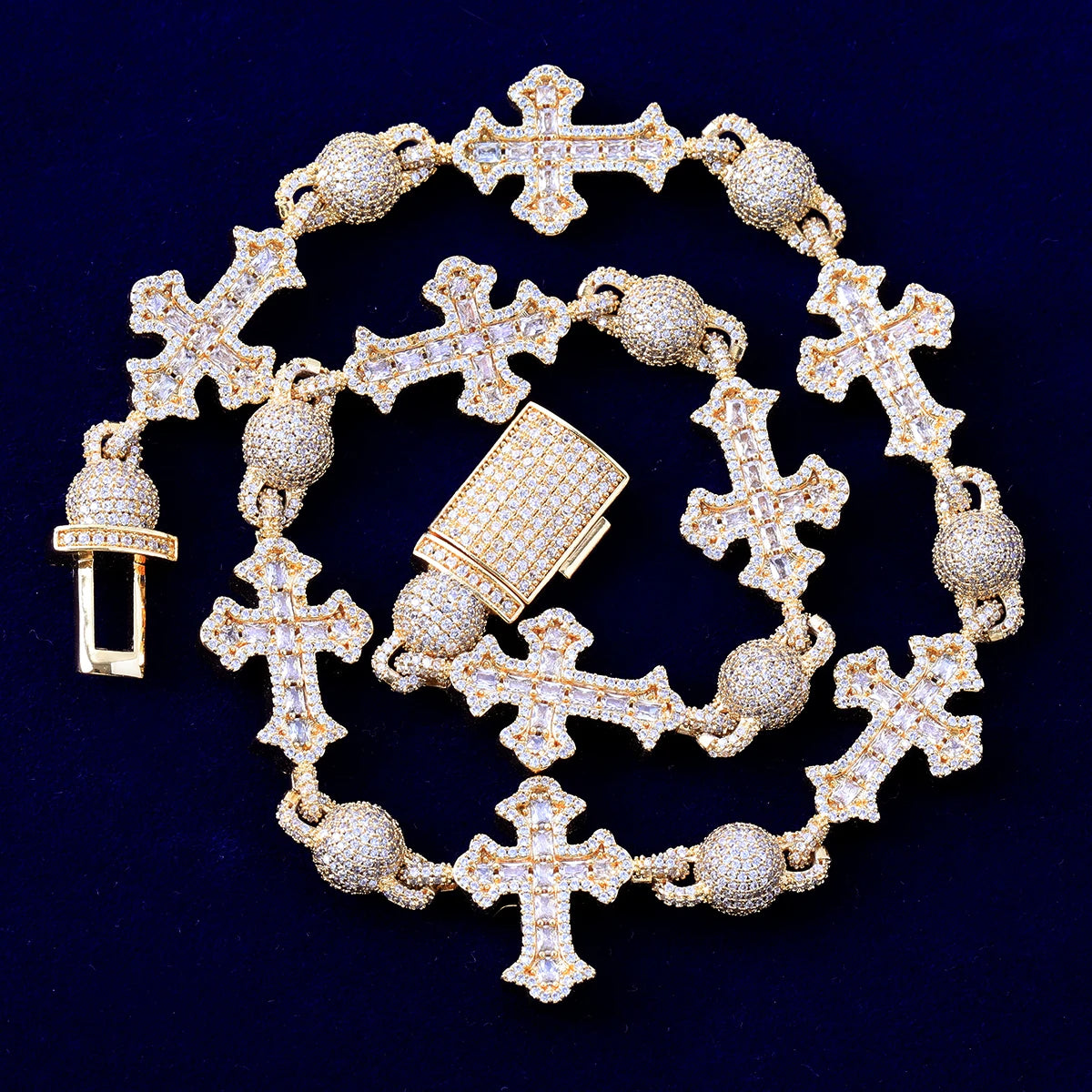 Bling "Royal Cross" Chain