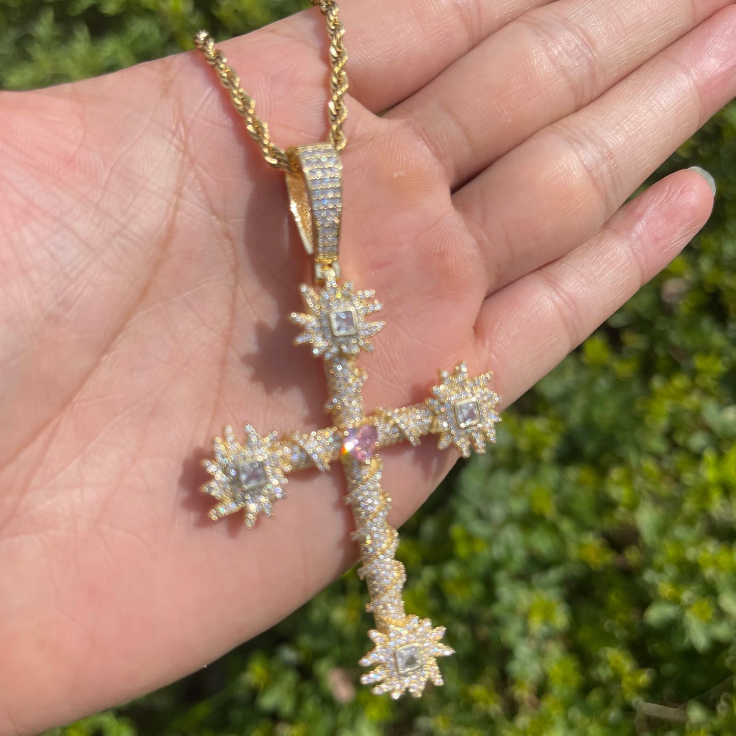Bling "Cross" Pendant XIX