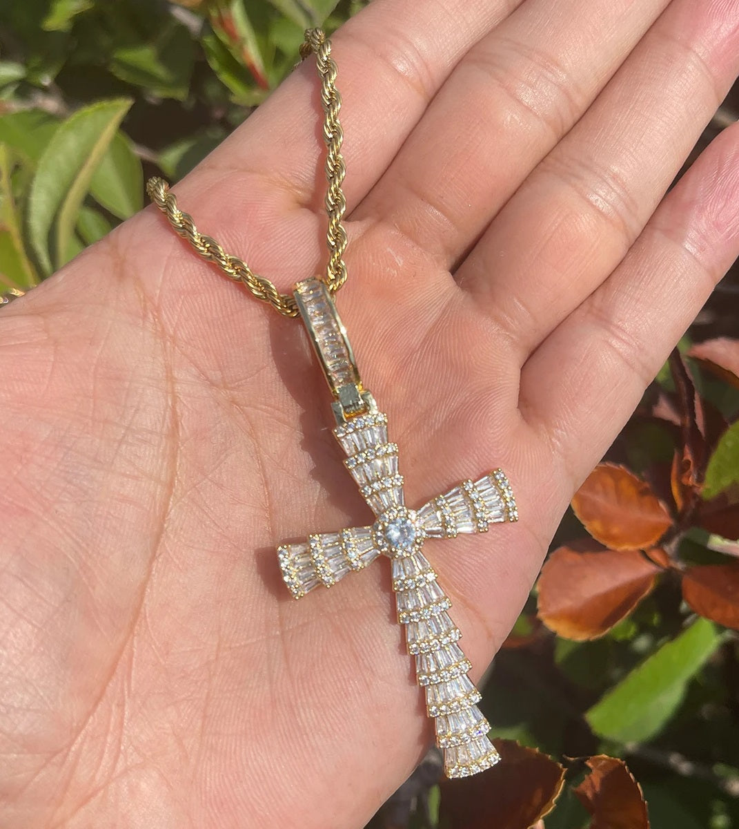 Bling "Cross" Pendant XIII