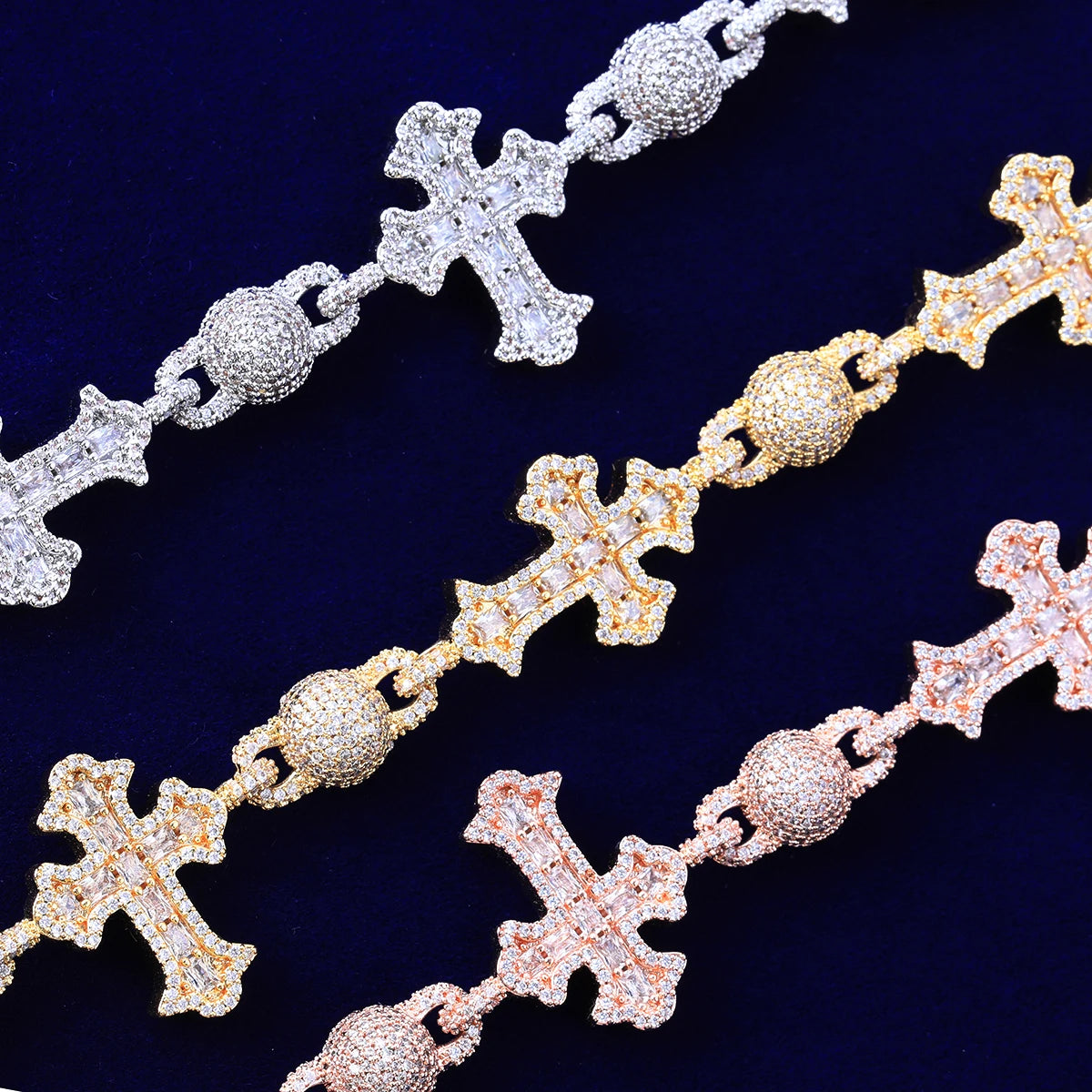 Bling "Royal Cross" Chain