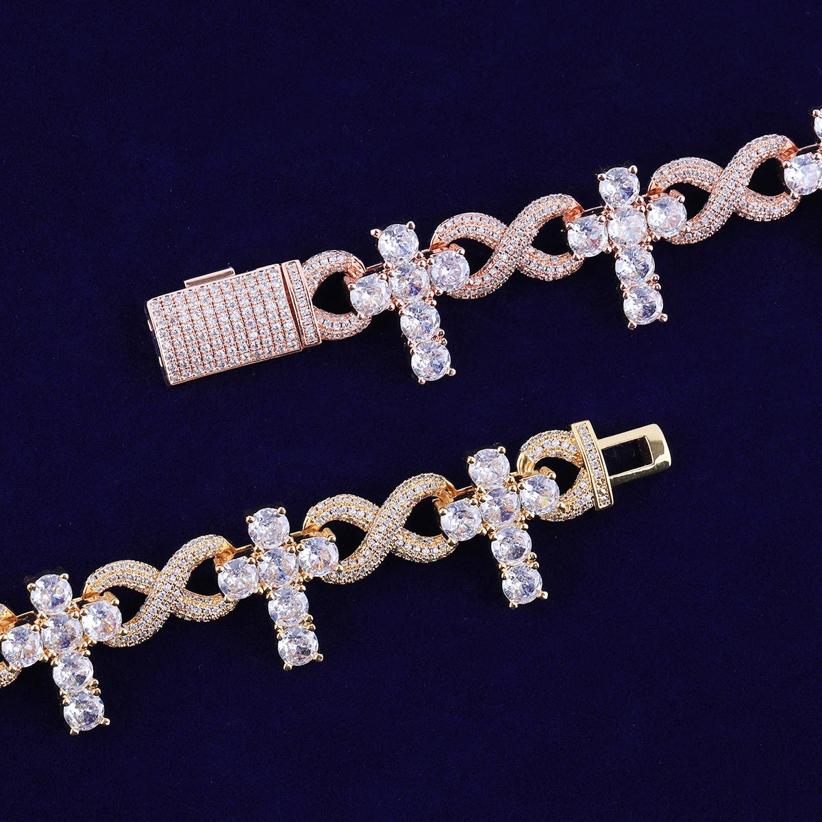 Bling "Infinity Cross" Bracelet II
