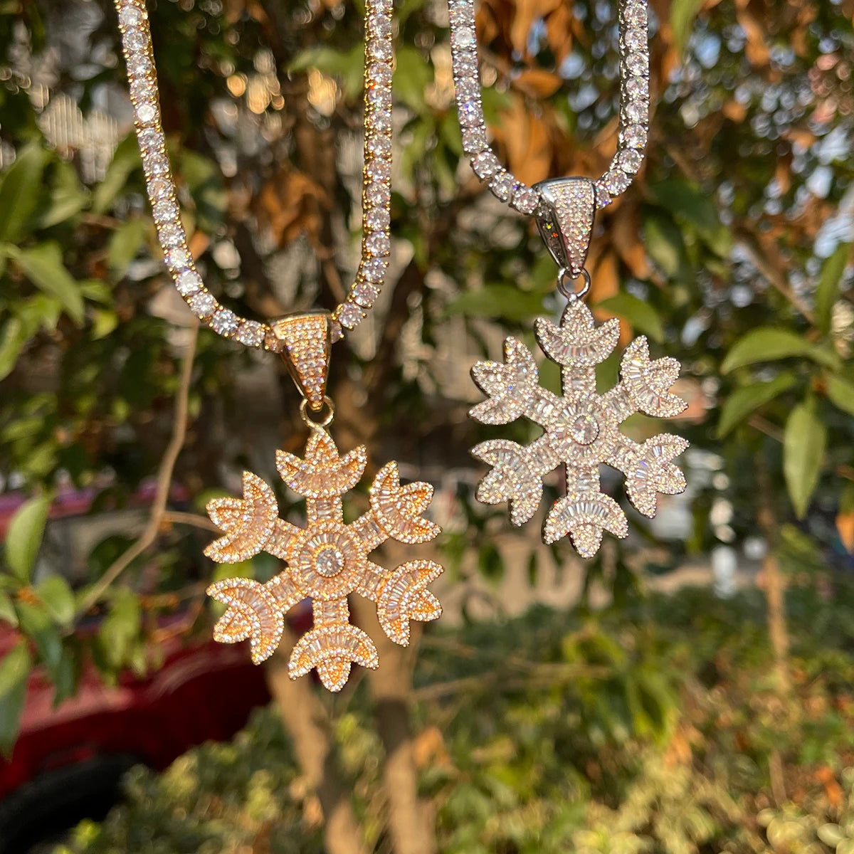 Bling "Snow" Pendant