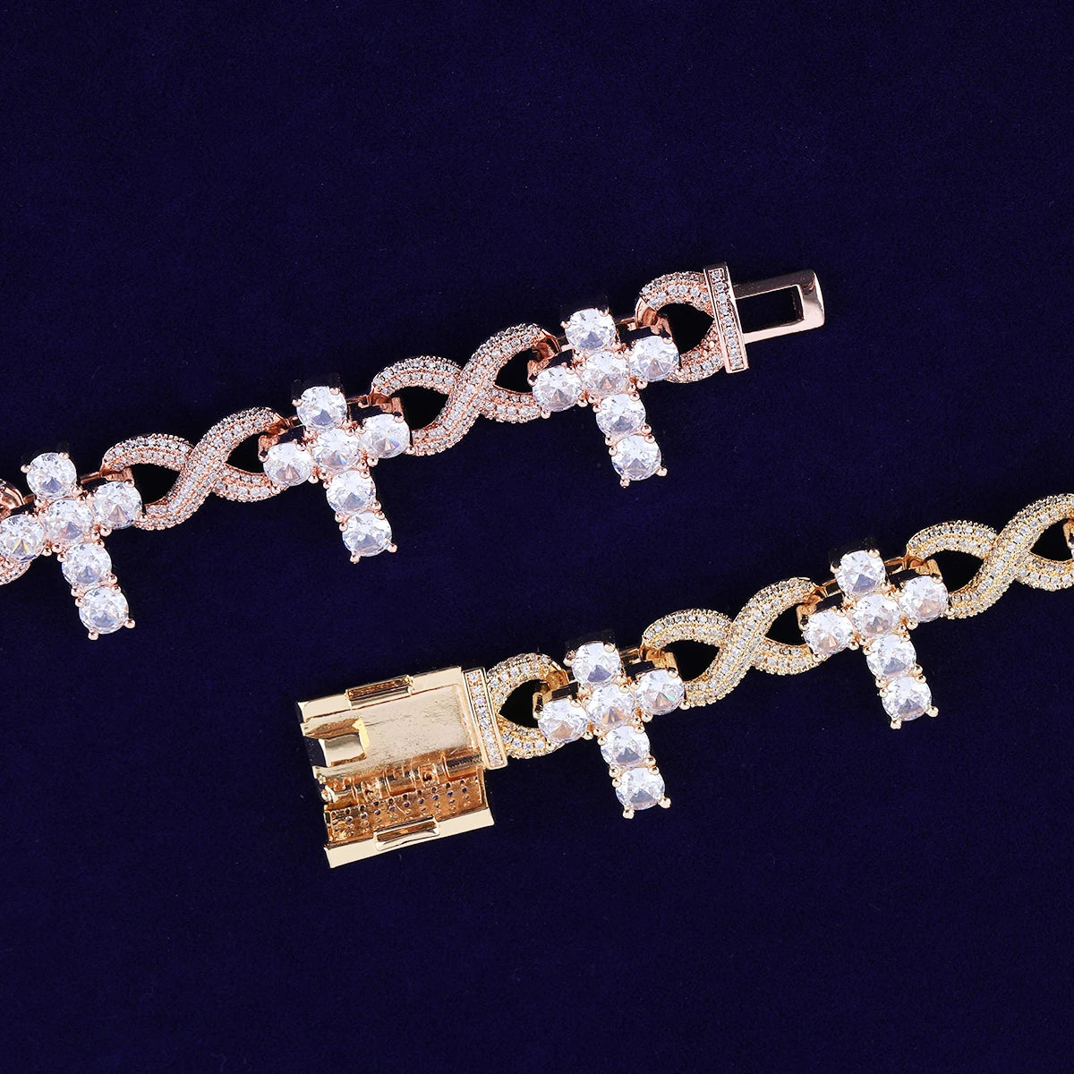 Bling "Infinity Cross" Bracelet II