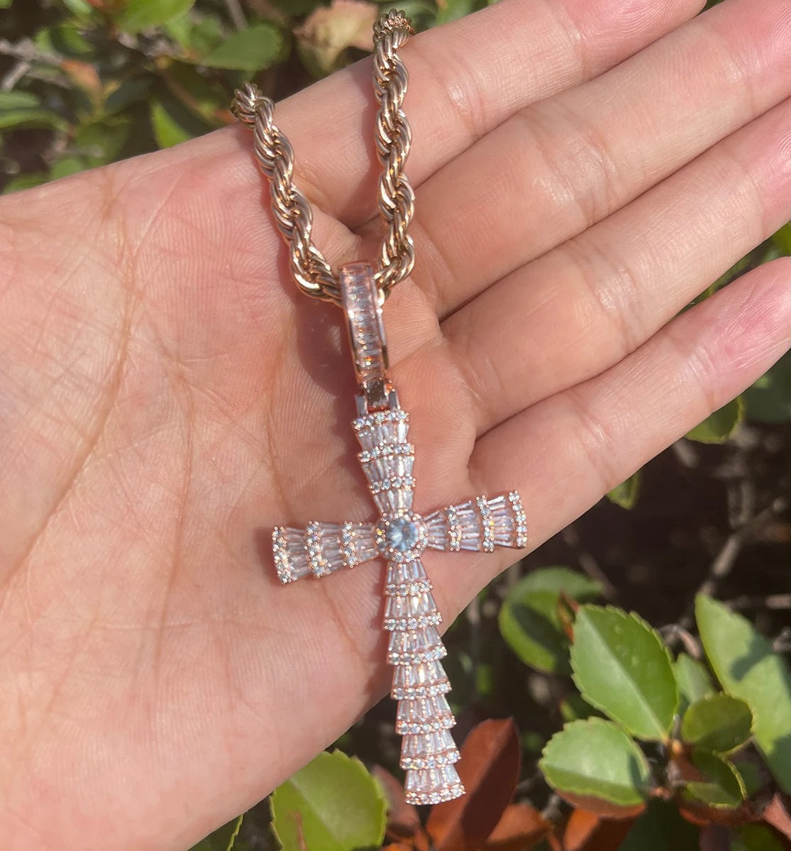 Bling "Cross" Pendant XIII