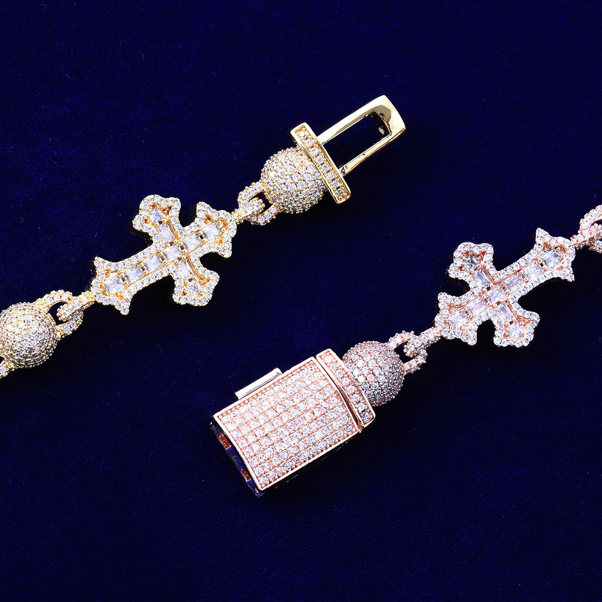 Bling "Royal Cross" Chain