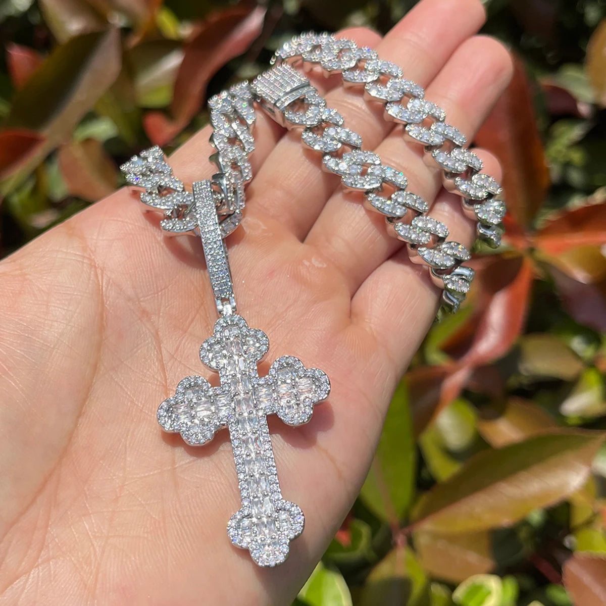 Bling "Cross" Pendant XII