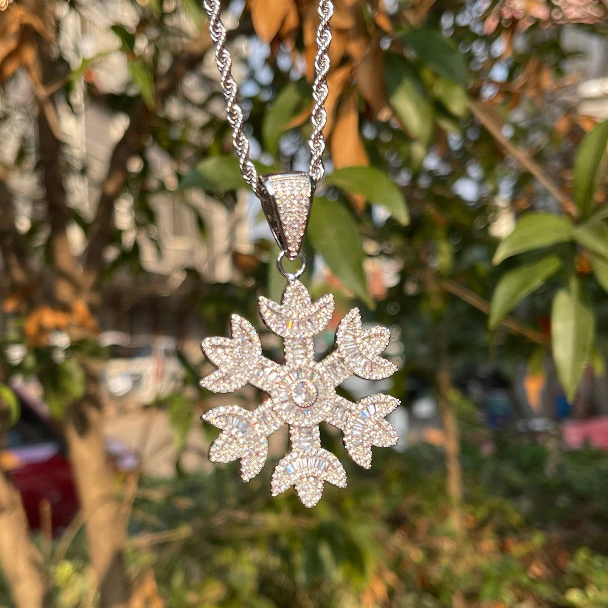 Bling "Snow" Pendant