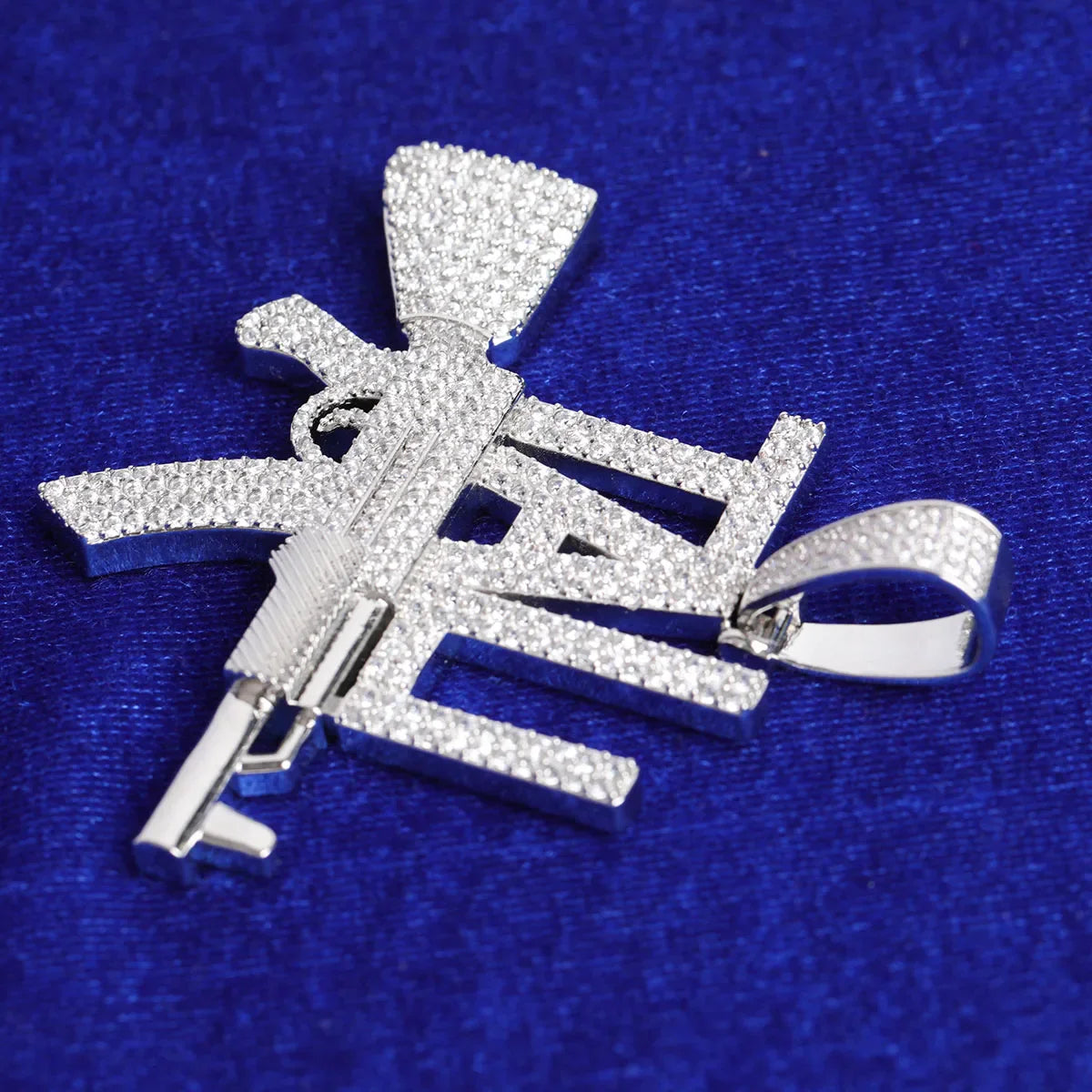 Bling "AK47" Custom Pendant