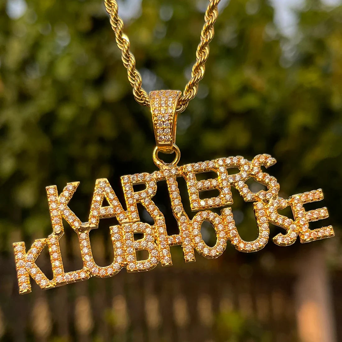 Bling "Traphouse" Custom Pendant
