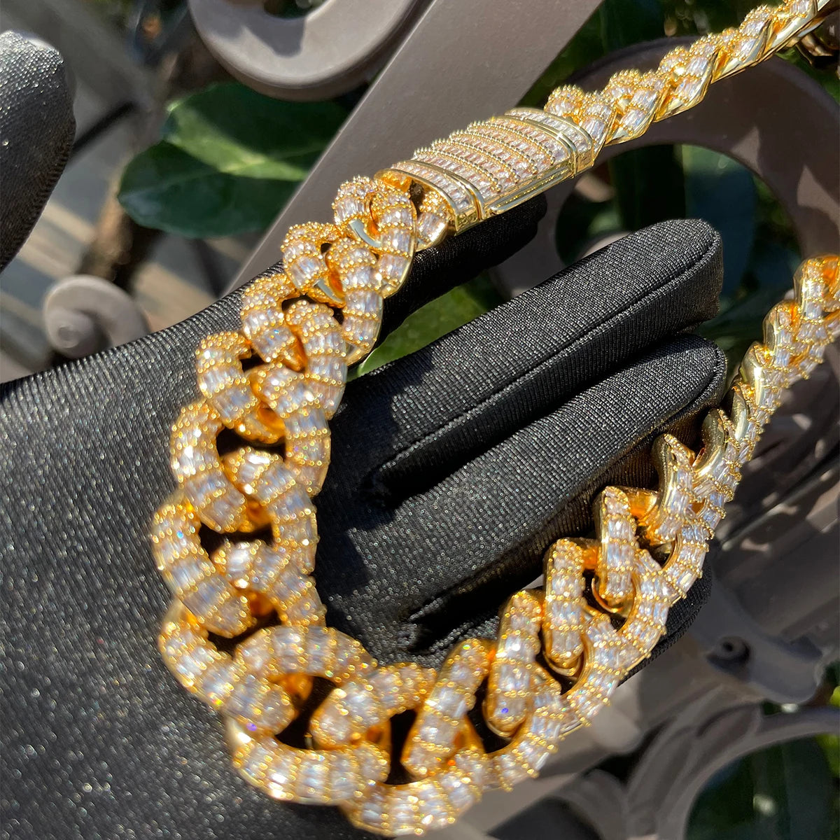 Bling "Supreme" Baguettes Chain