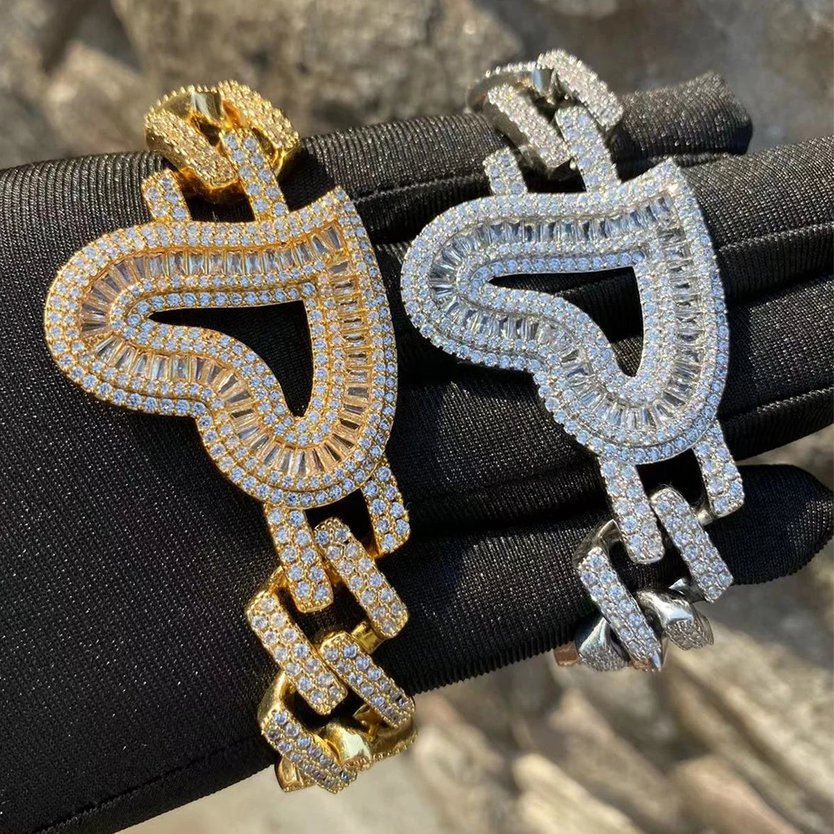 Bling "Big Heart" Bracelet
