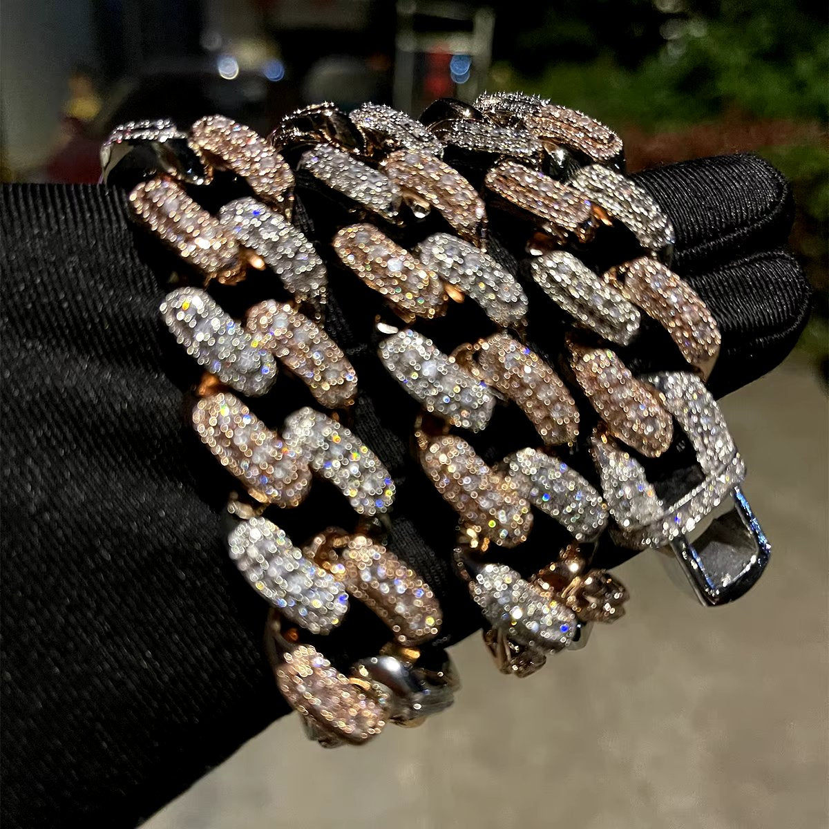 Bling "Big Baller" Two Tone Cuban Chain 20mm