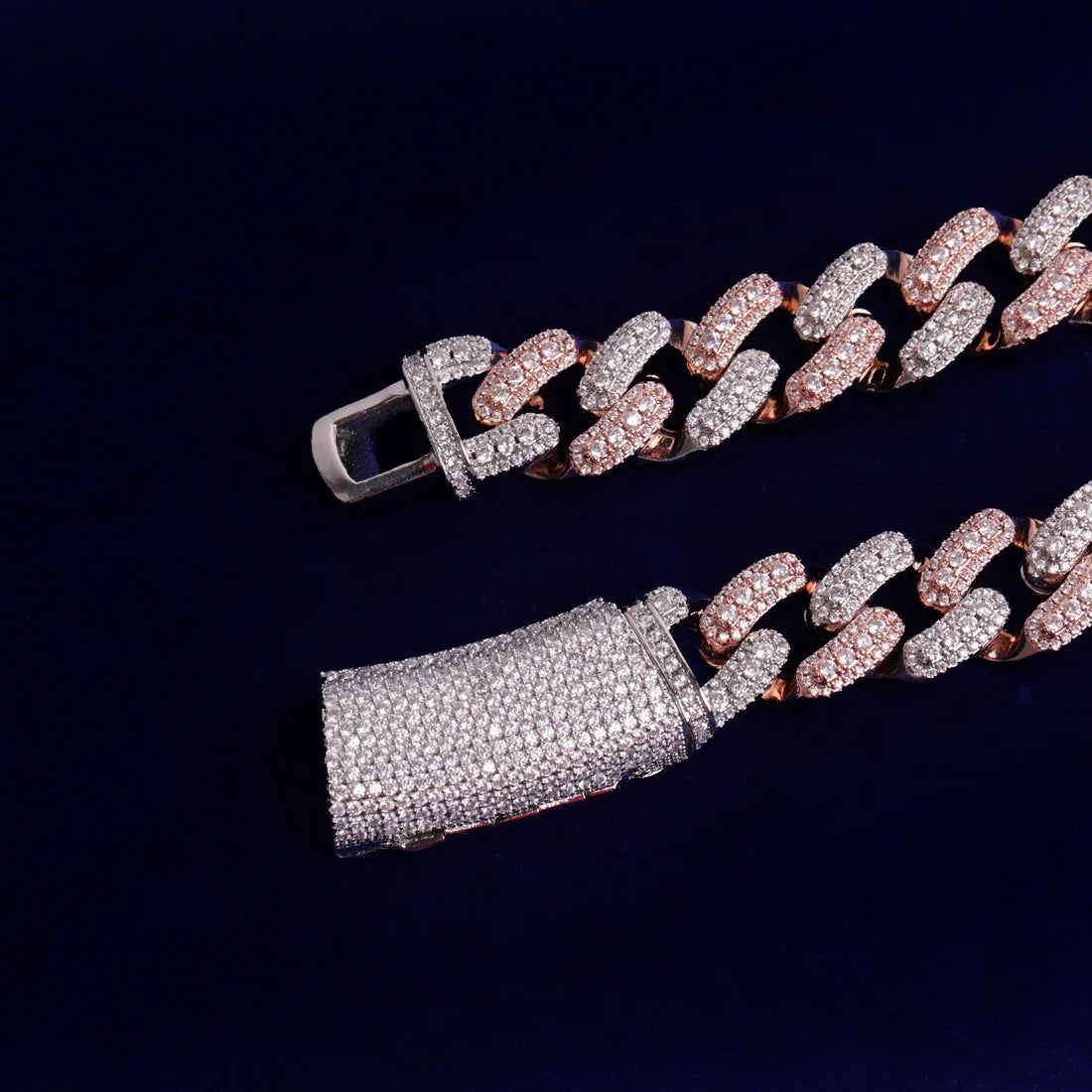 Bling "Big Baller" Two Tone Cuban Chain 20mm