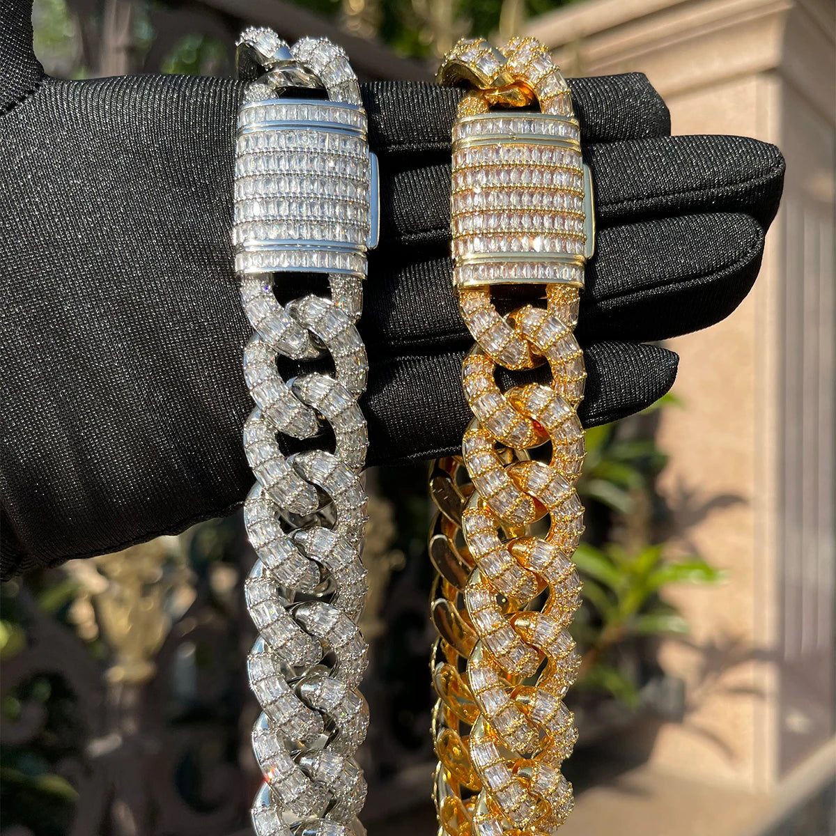 Bling "Supreme" Baguettes Chain