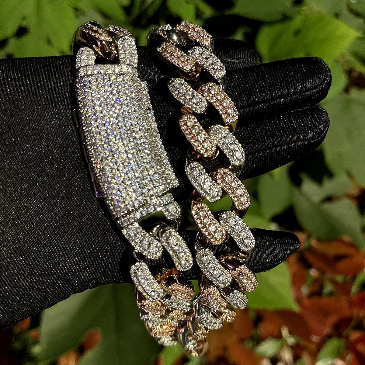 Bling "Big Baller" Two Tone Cuban Chain 20mm