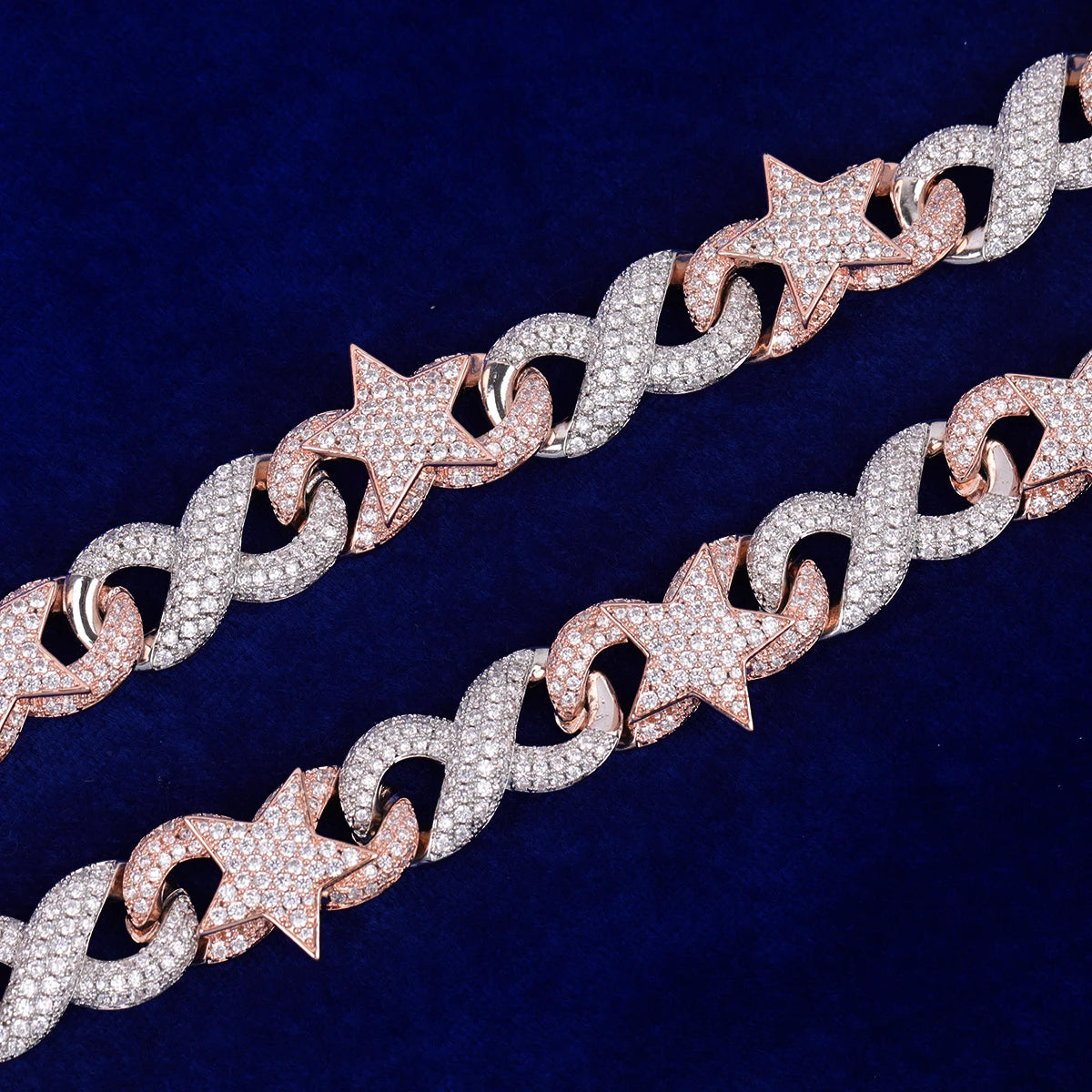 Bling "Star" Infinity Link Chain