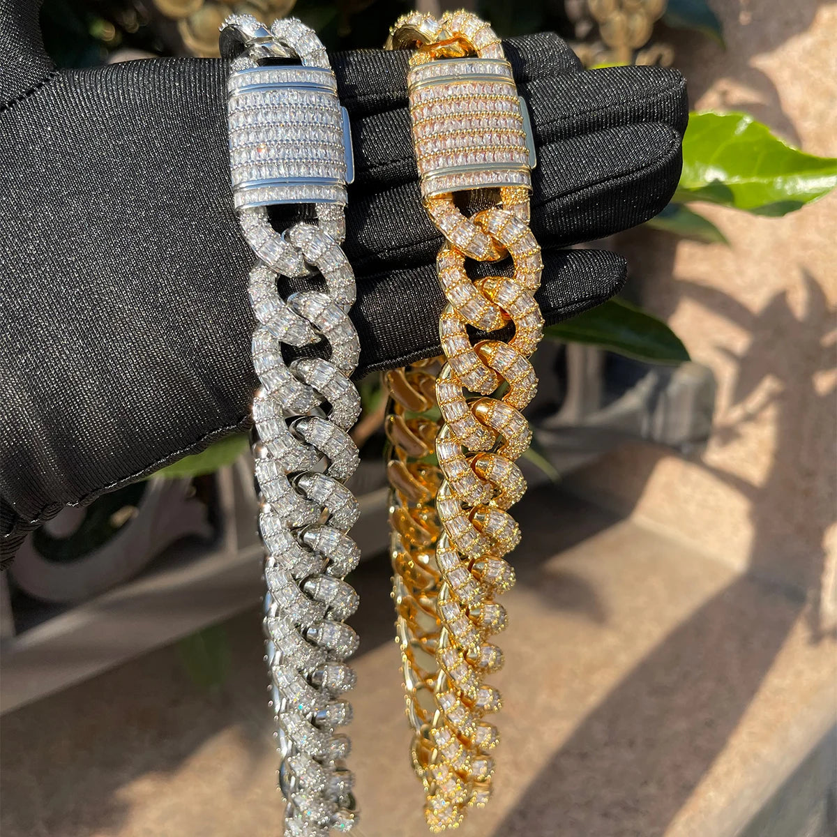 Bling "Supreme" Baguettes Chain