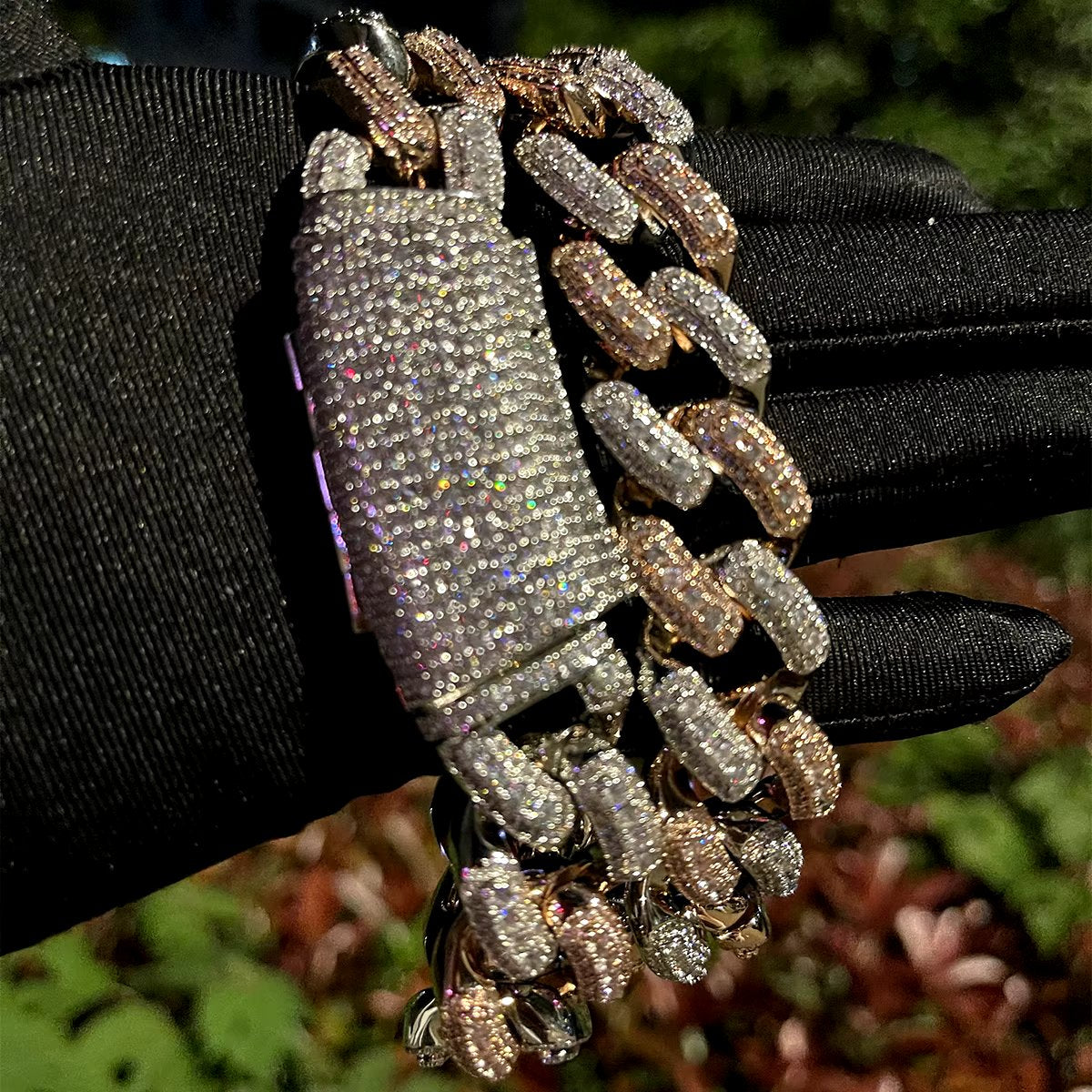 Bling "Big Baller" Two Tone Cuban Chain 20mm