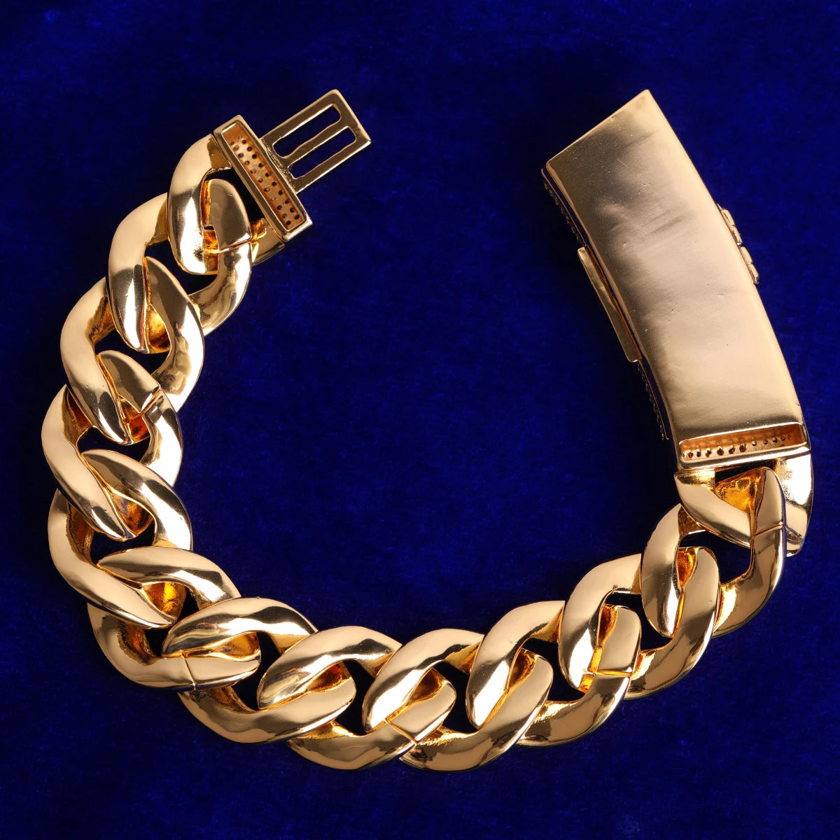 Bling "Big Clasp" Cuban Bracelet