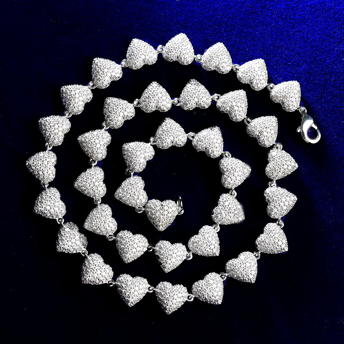 Bling "Heart" Link Chain