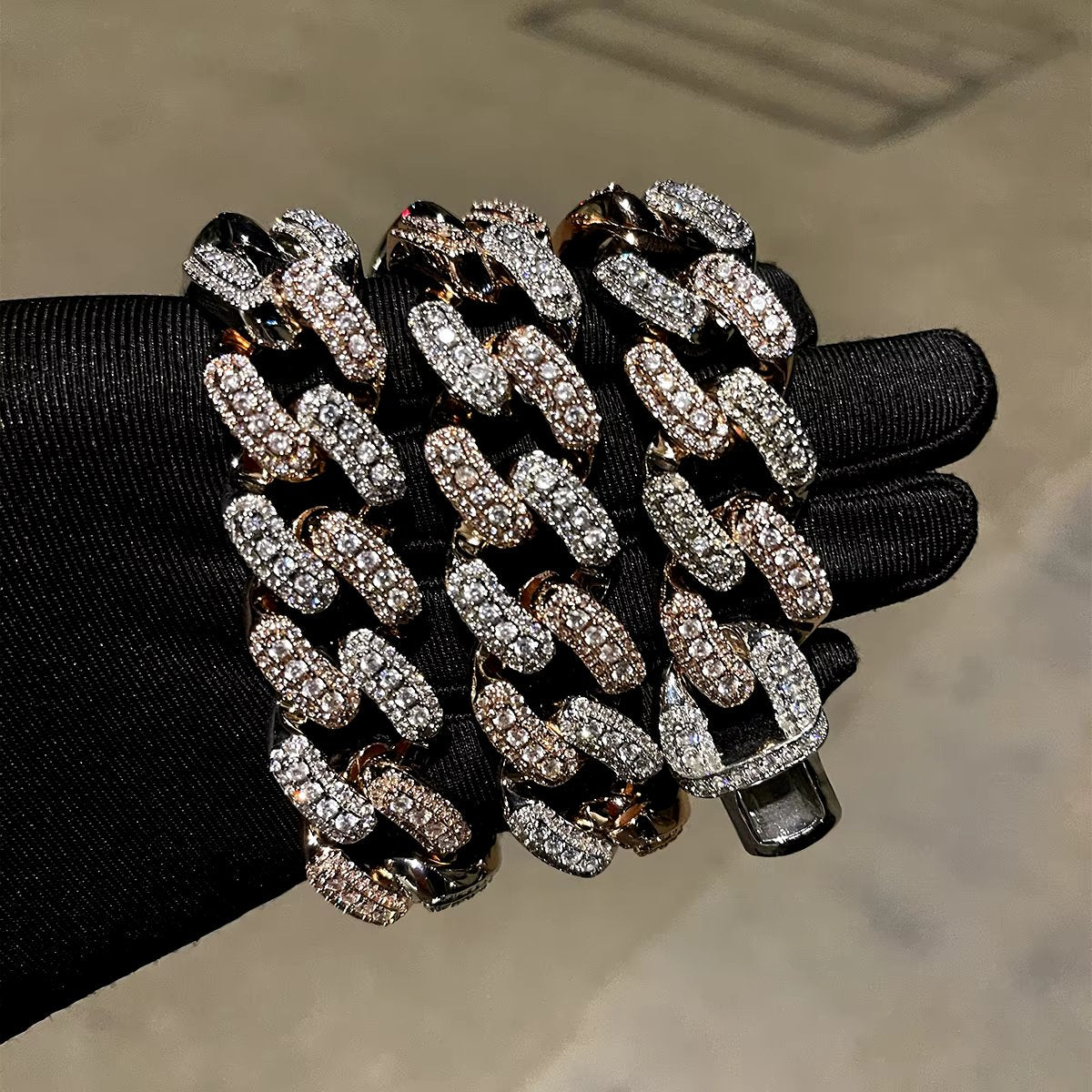 Bling "Big Baller" Two Tone Cuban Chain 20mm