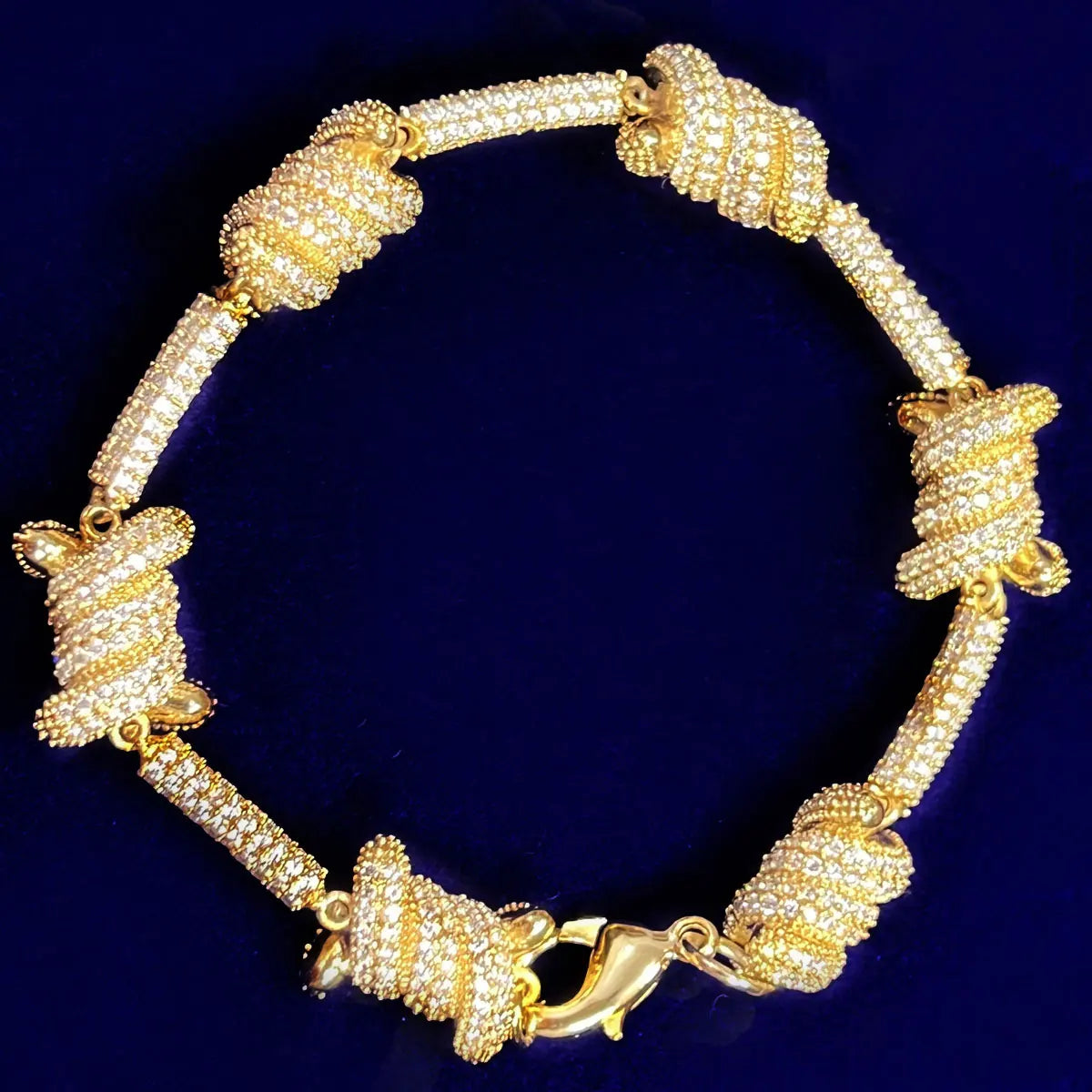 Bling "Barbed Wire" Bracelet
