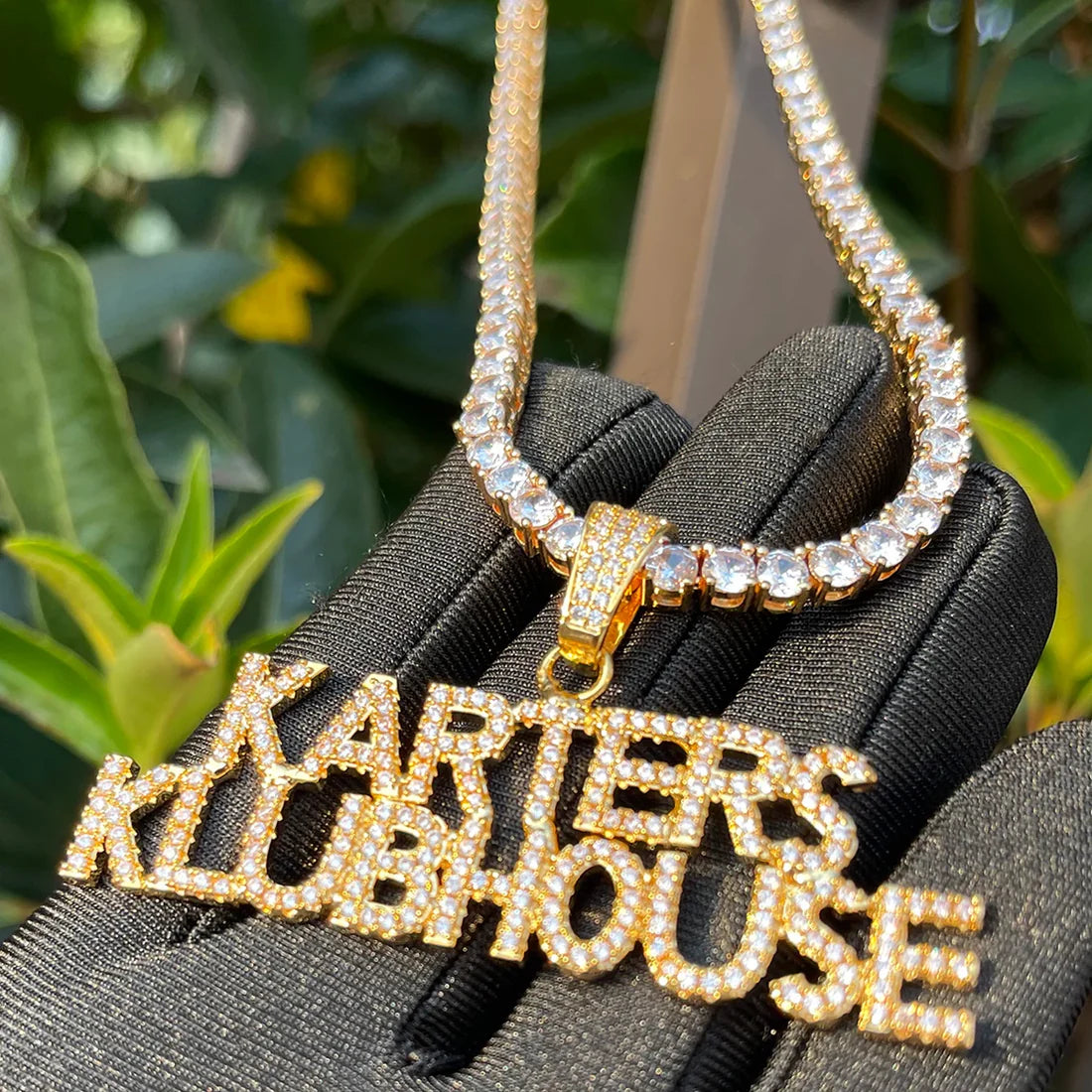 Bling "Traphouse" Custom Pendant