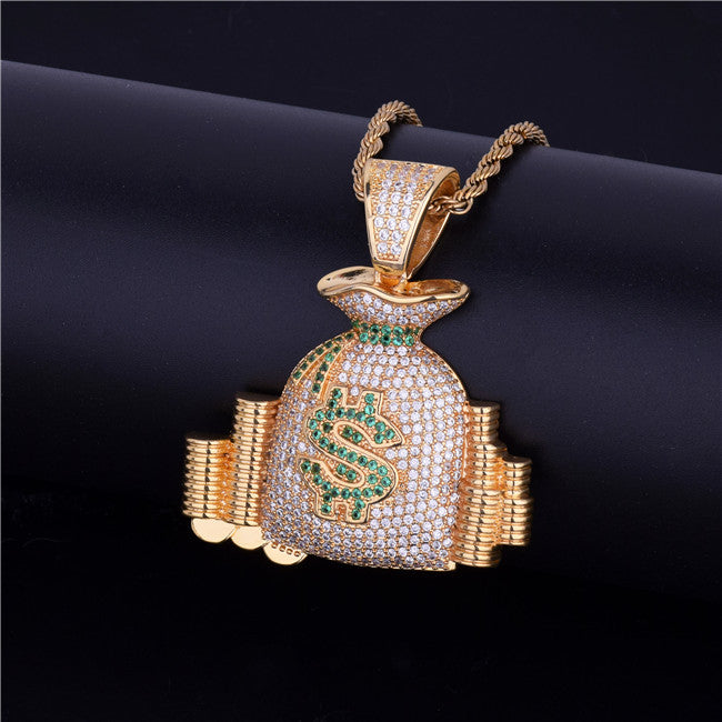 Bling "Money Bag" Pendant