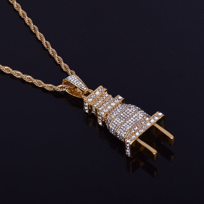 Bling "Plug" Pendant