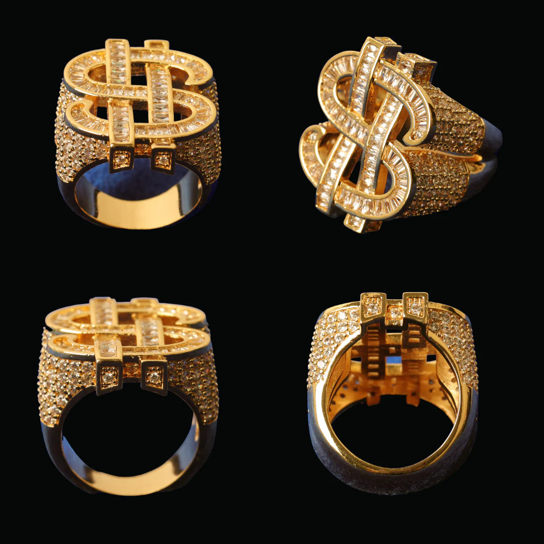 Bling "Dollar" Ring