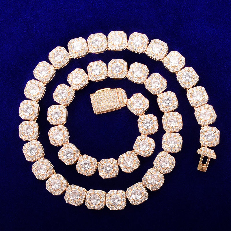 Clustered Tennis Chain