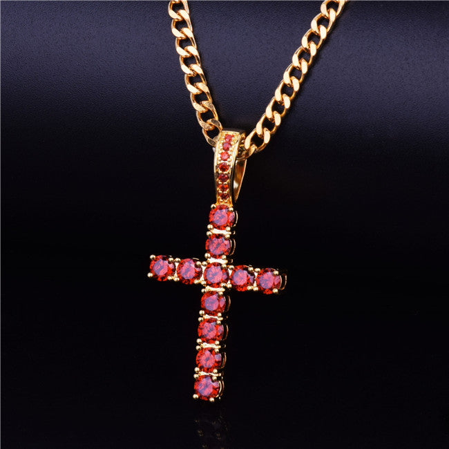Bling "Cross" Pendant XVII