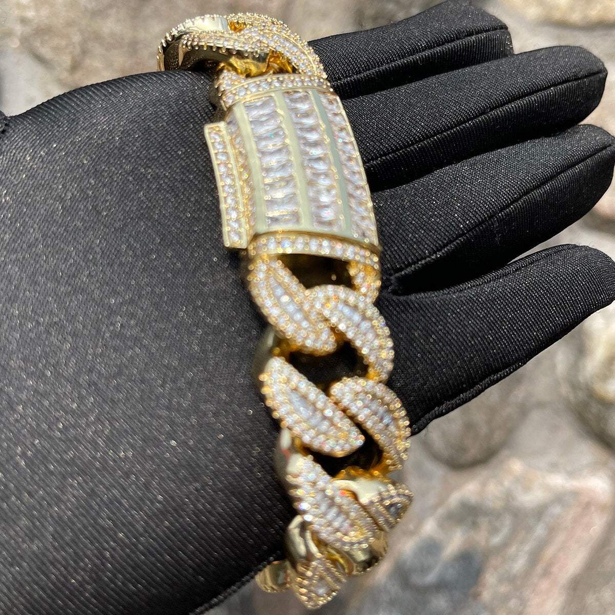 Bling "Royal Baguettes" Bracelet 20mm