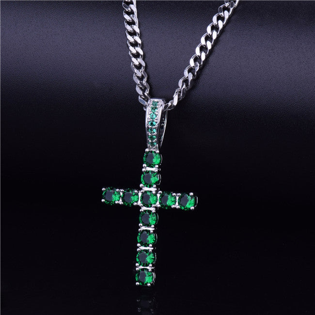 Bling "Cross" Pendant XVII