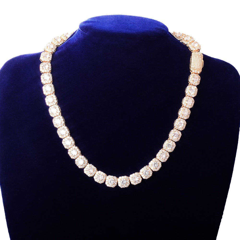 Clustered Tennis Chain