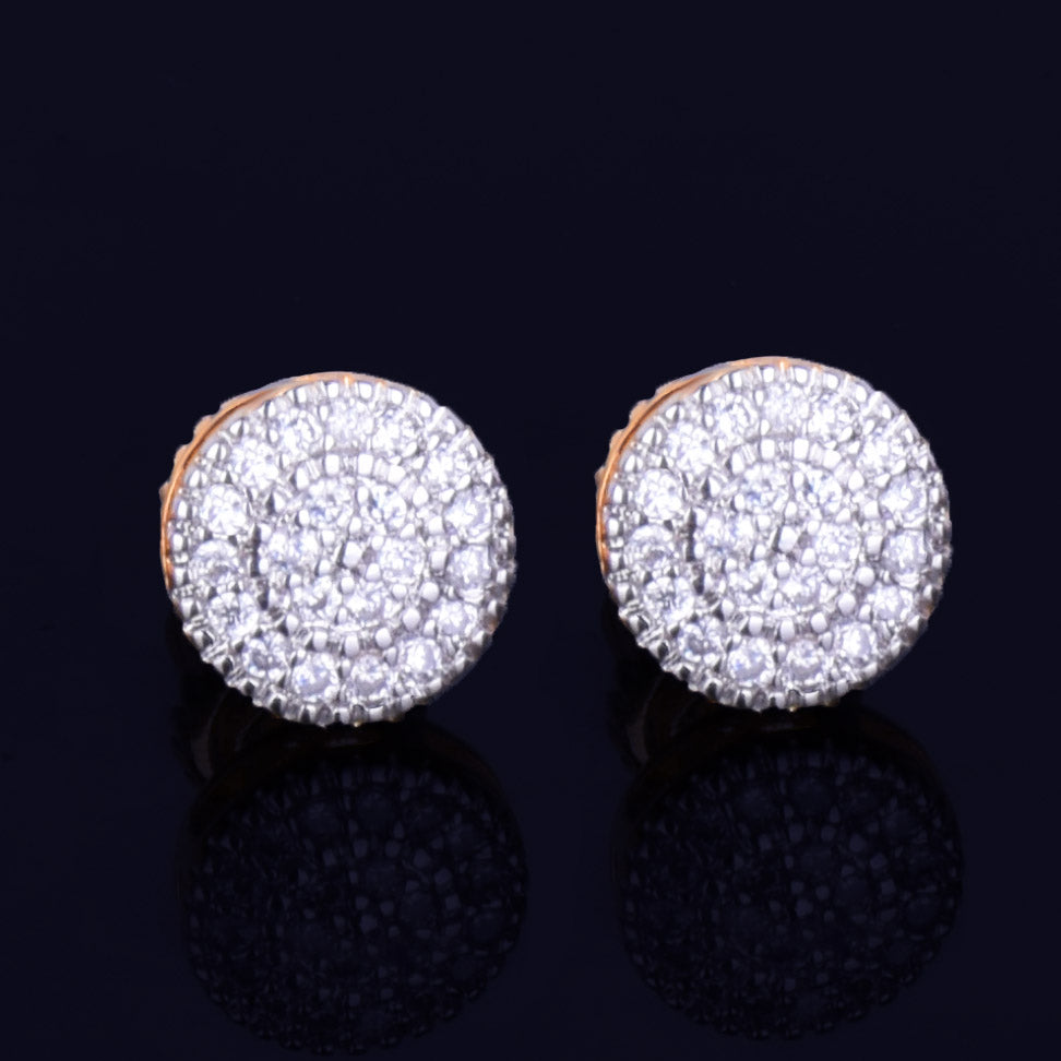 Bling "Round" Stud Earring 8mm