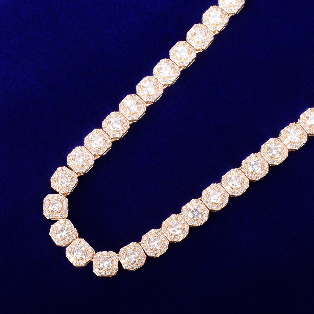 Clustered Tennis Chain