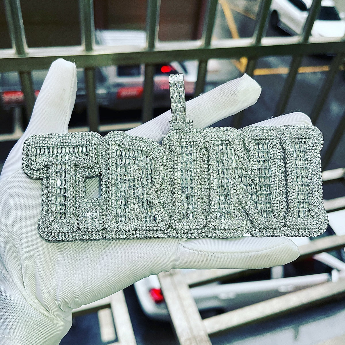 Bling "Trifecta" Custom Pendant