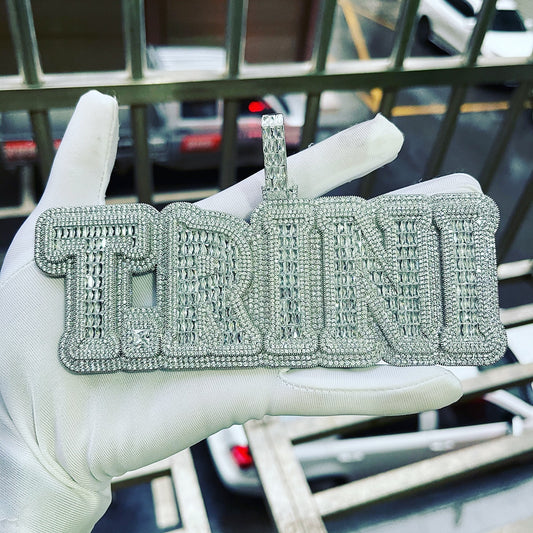 Bling "Trifecta" Custom Pendant