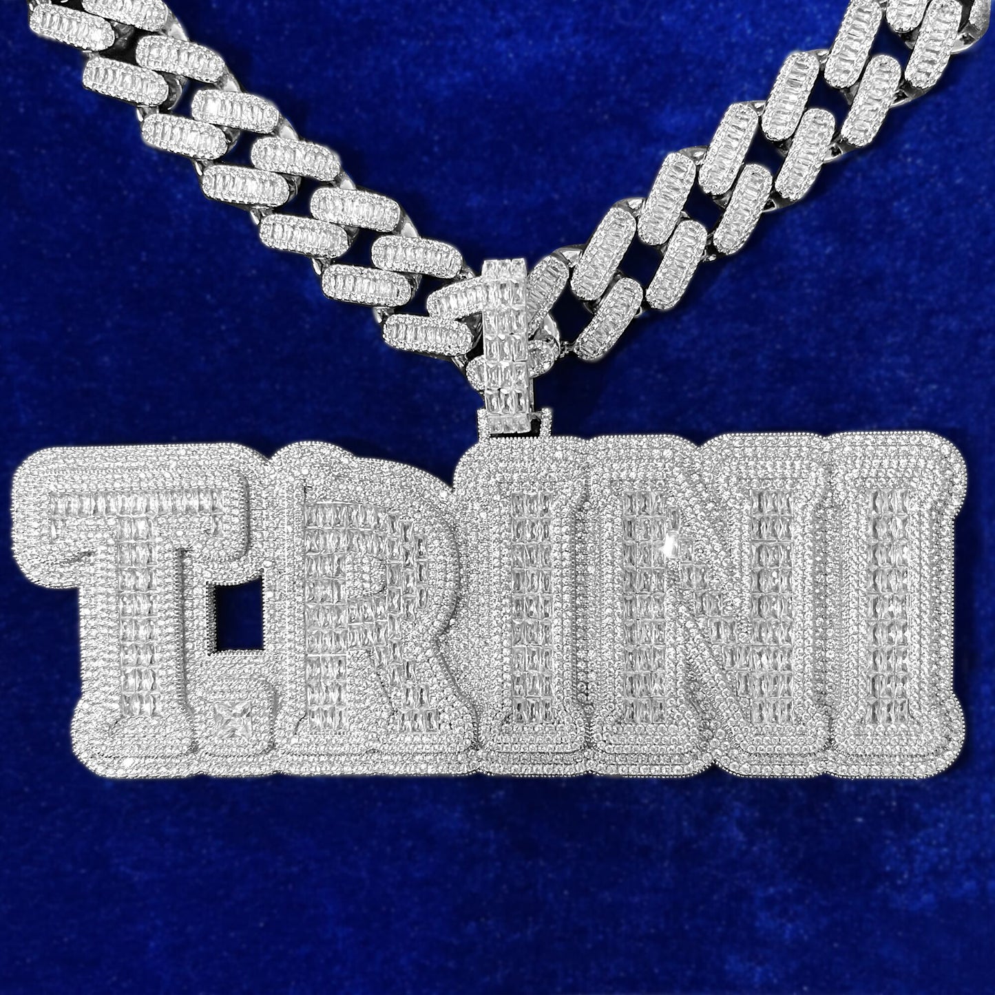 Bling "Trifecta" Custom Pendant