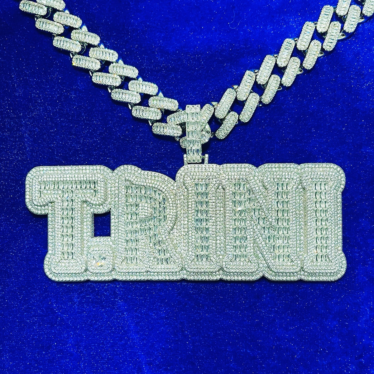 Bling "Trifecta" Custom Pendant