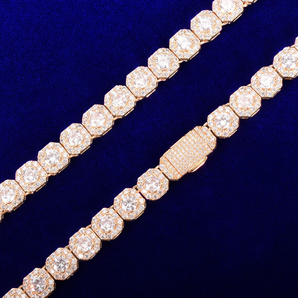 Clustered Tennis Chain