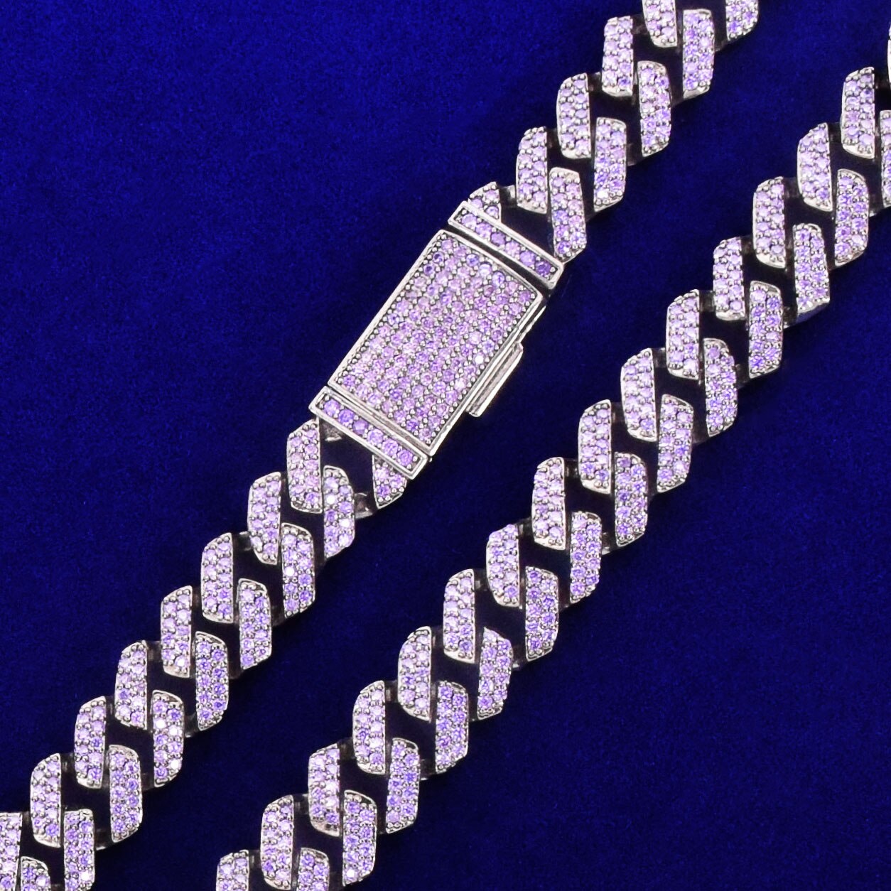 Bling Purple Cuban Chain