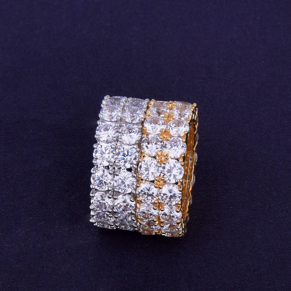 Two Rows Tennis Ring