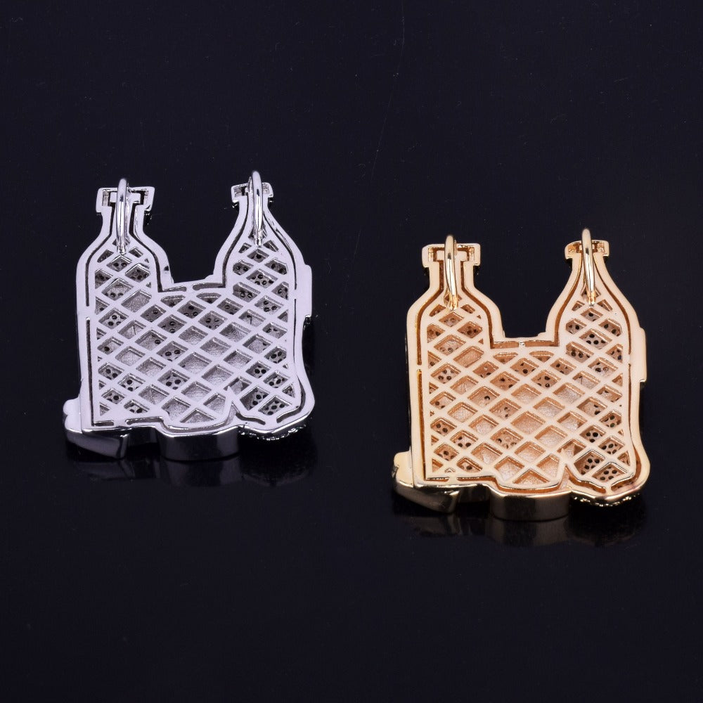 Bling "Drank n' Beans" Pendant