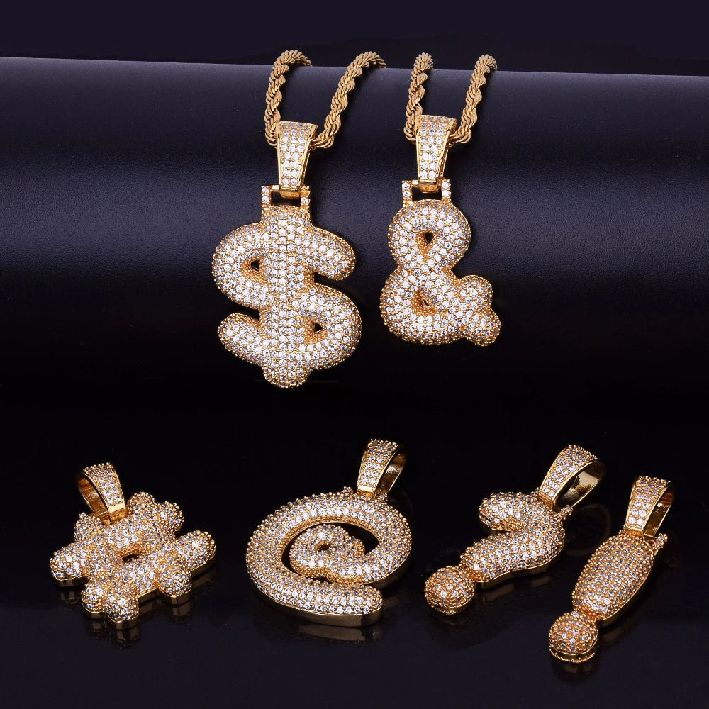 Bling "Foxx" Symbols Pendant