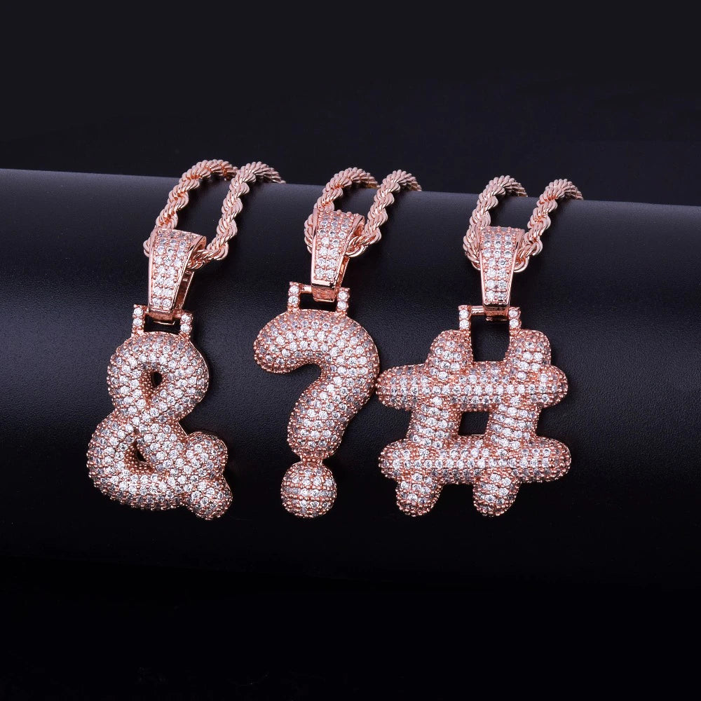 Bling "Foxx" Symbols Pendant