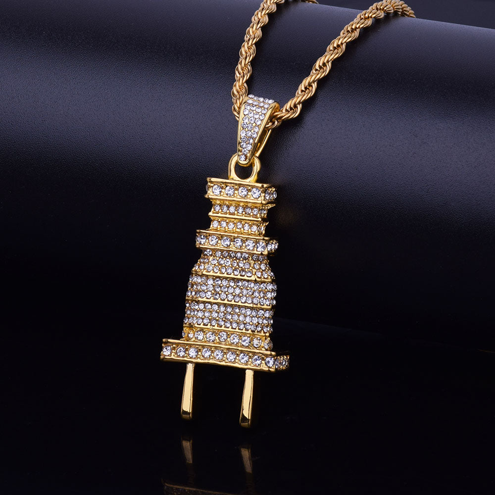 Bling "Plug" Pendant