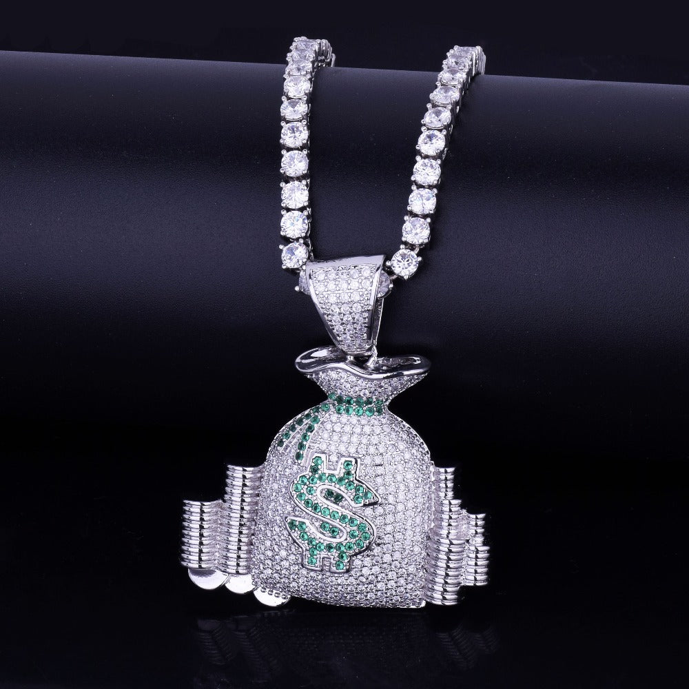 Bling "Money Bag" Pendant