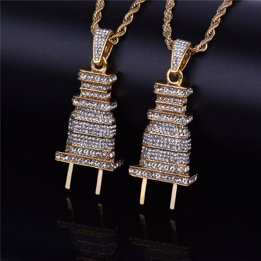 Bling "Plug" Pendant